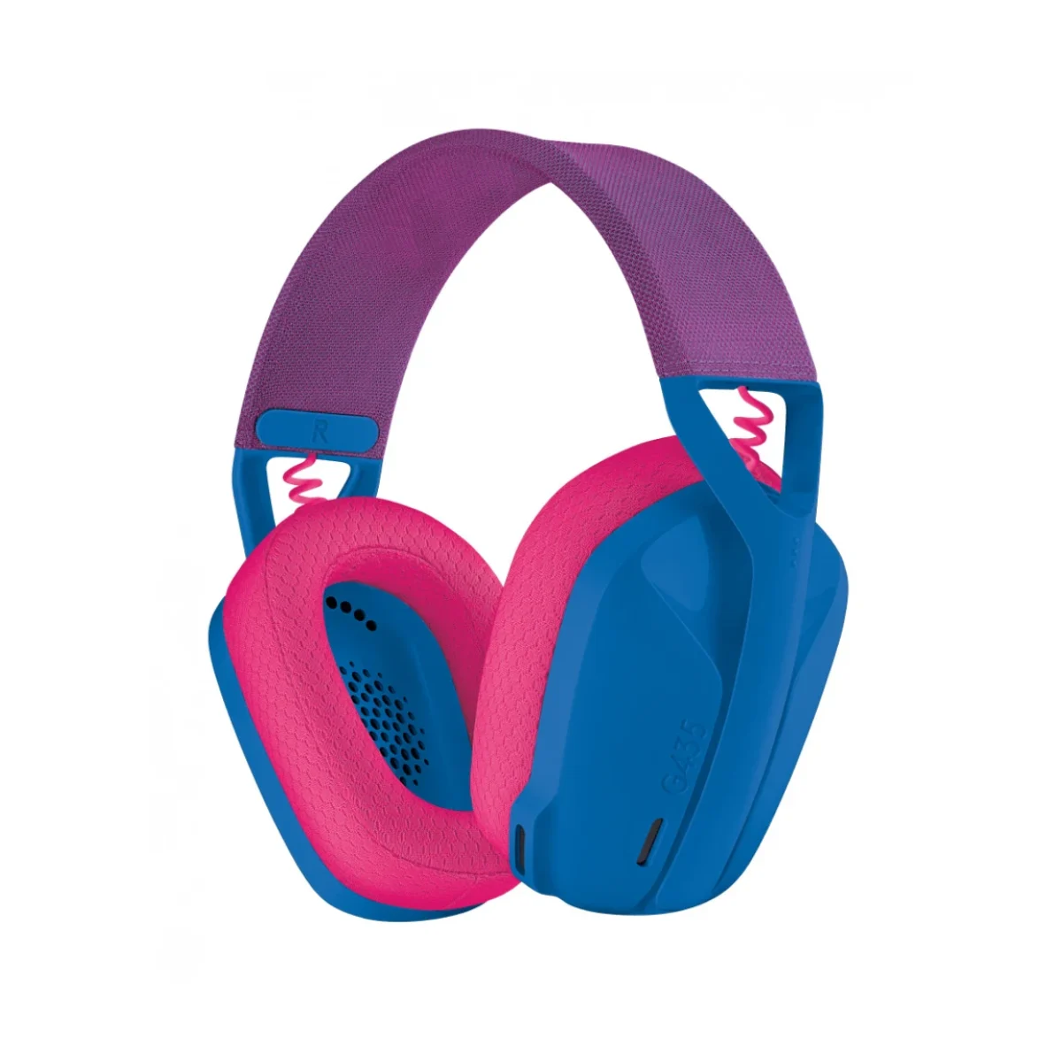 Diadema Gamer Logitech G435 Inalambrico Microfono Azul con Rosa 981 001061