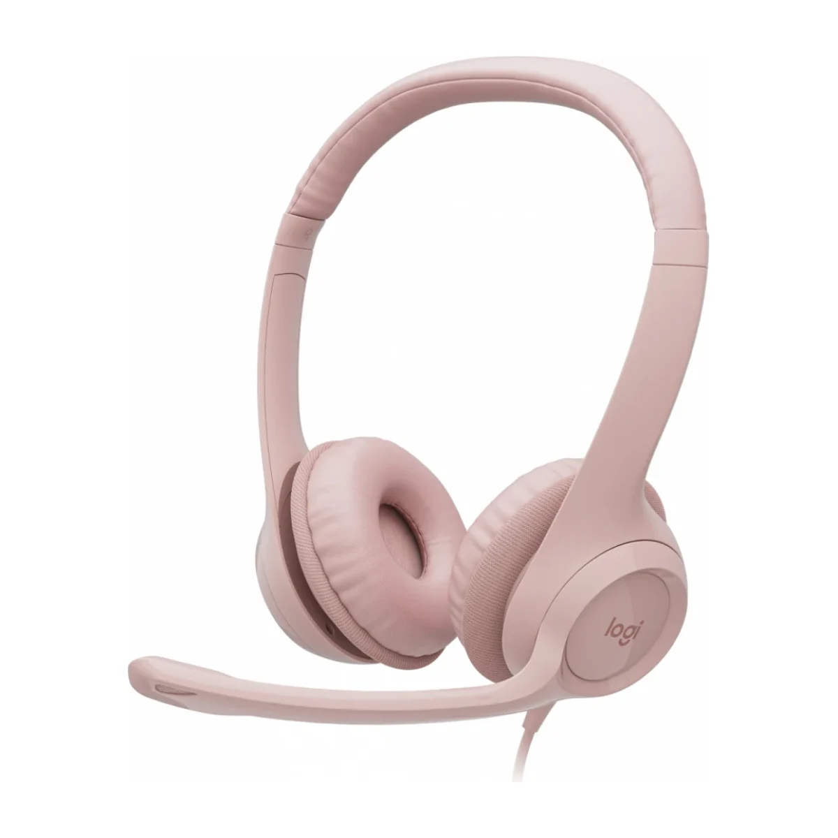 Diadema Logitech H390 Alambrico USB Microfono Rosa 981 001280