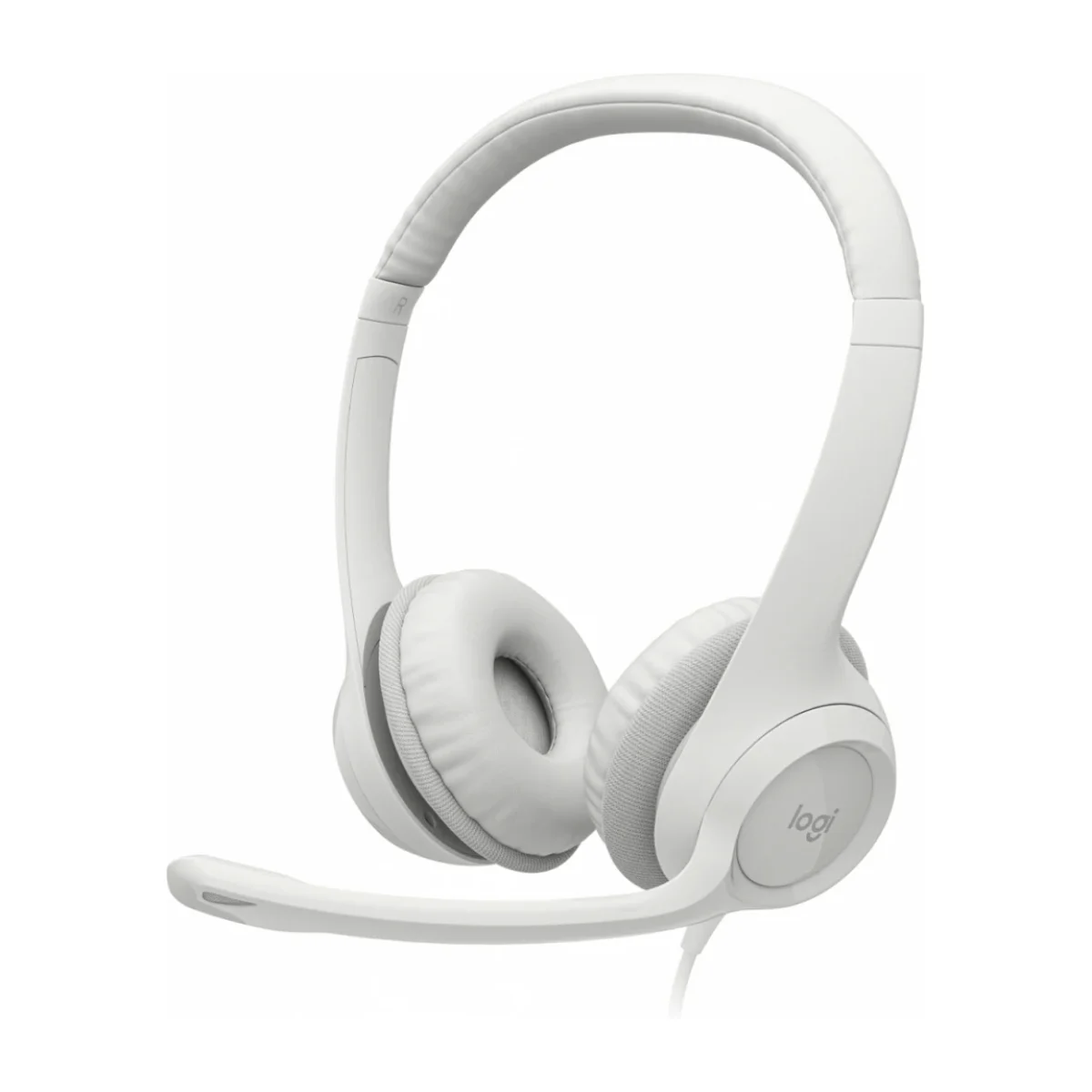 Diadema Logitech H390 Alambrico USB Microfono Blanco 981 001285
