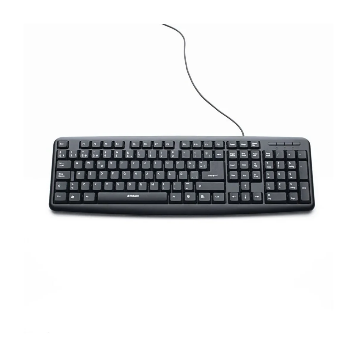 Teclado Verbatim 98121 USB Negro 98121