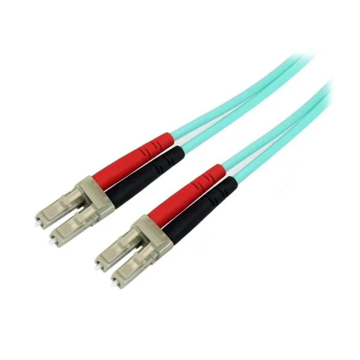 Cable de Fibra optica StarTechcom LC Duplex Multimodo 2M Aqua A50FBLCLC2