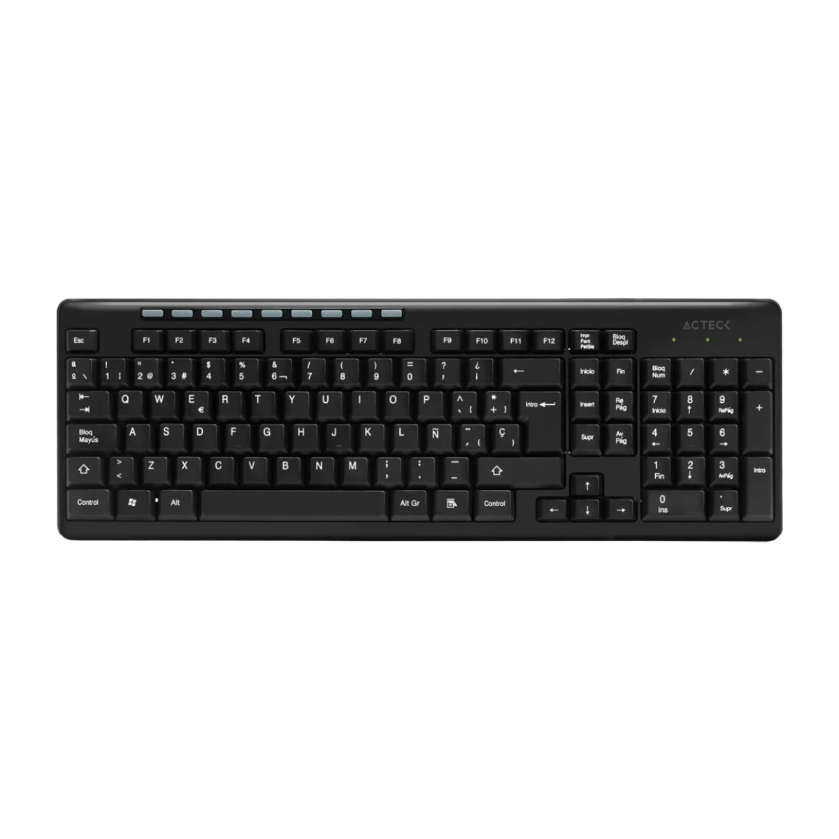 Teclado Acteck Tm100 Inalambrico Usb Negro AC 913973