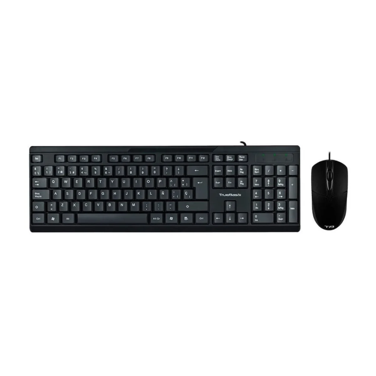 Kit De Teclado Y Mouse Acteck Ac 928984 Alambrico Usb Espanol Negro AC 928984