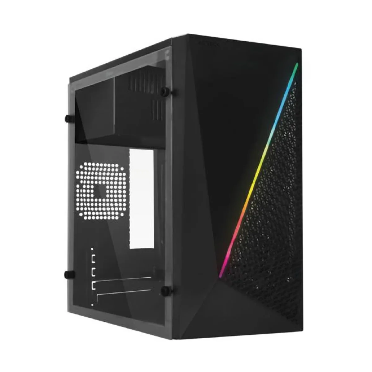Gabinete Gamer Acteck Kioto GC460 Micro Torre Micro ATX Mini ITX Fuente 500W Panel Lateral AC 933070