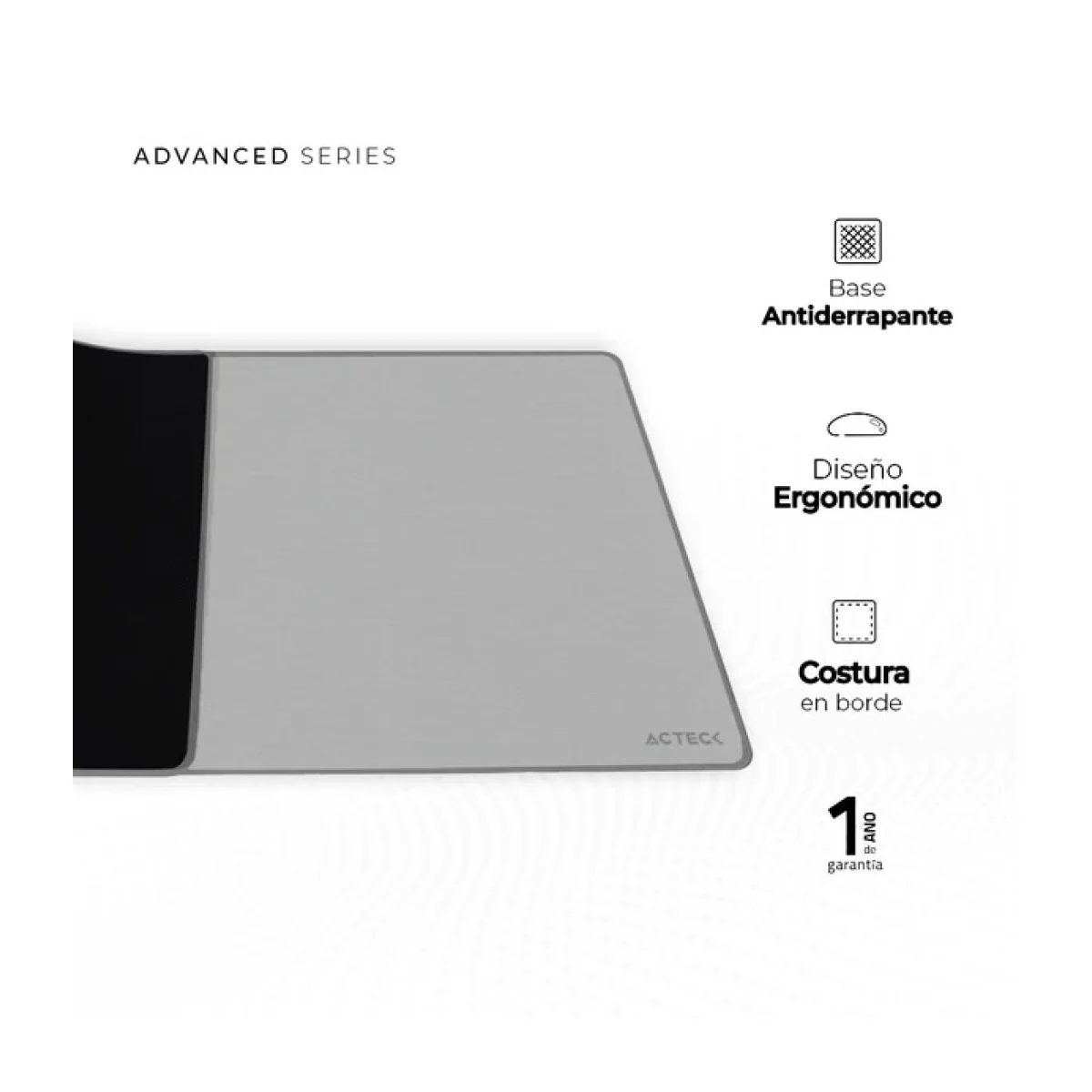 Mouse Pad Acteck Vibe Flow Max MT480 900x400x3mm Gris AC 934473