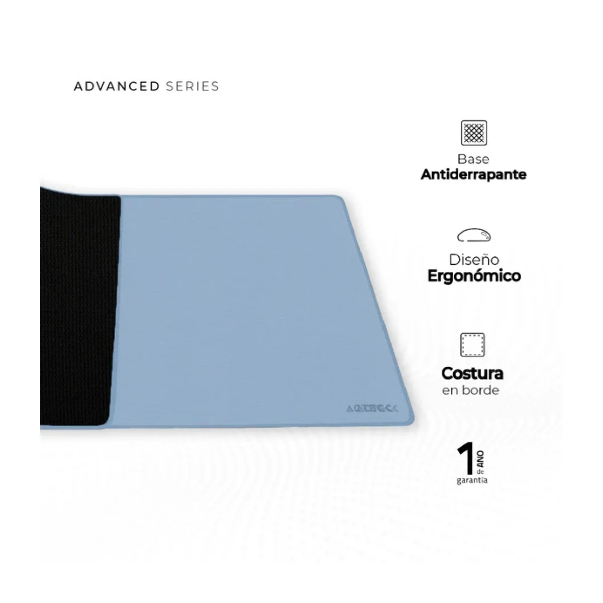 Mouse Pad Acteck Vibe Flow Max MT480 900x400x3mm Azul Claro AC 934480