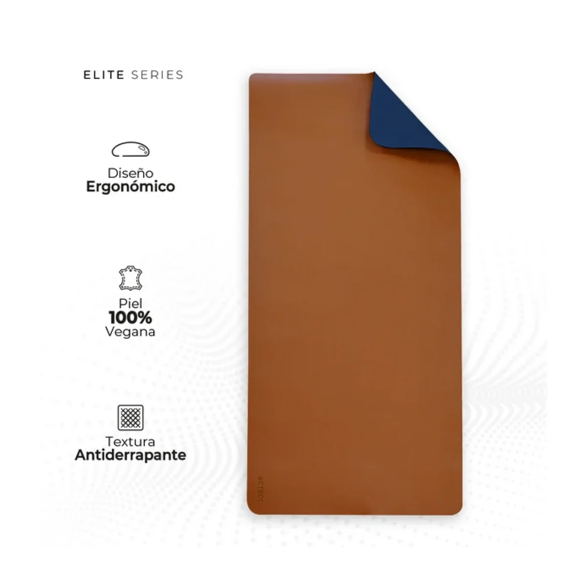 Mouse Pad Gamer Acteck Vibe Leather TP670 XL Cafe AC 934527