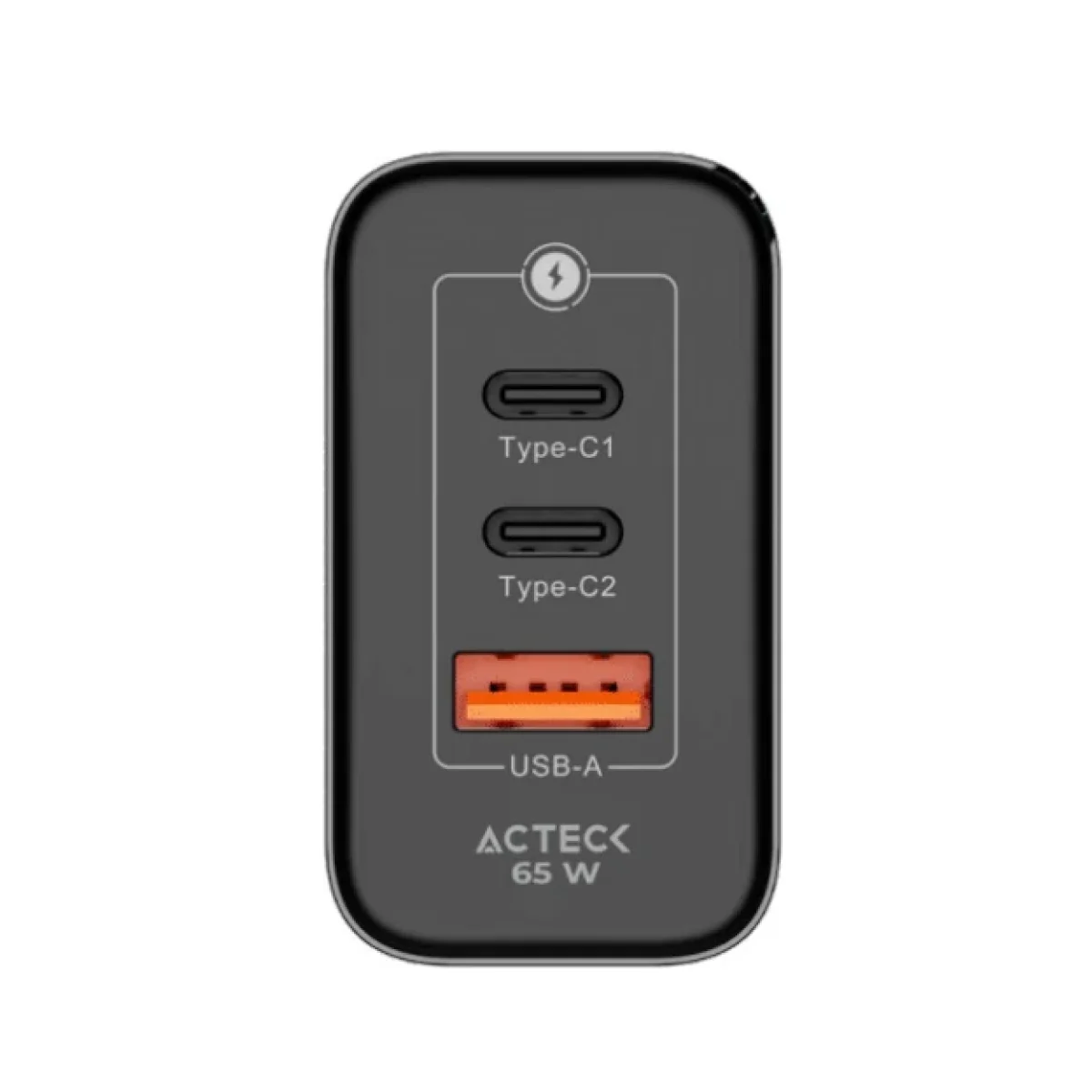 Cargador de Pared Acteck Energon Prime CP665 65W 2x USB C 1x USB A AC 935579