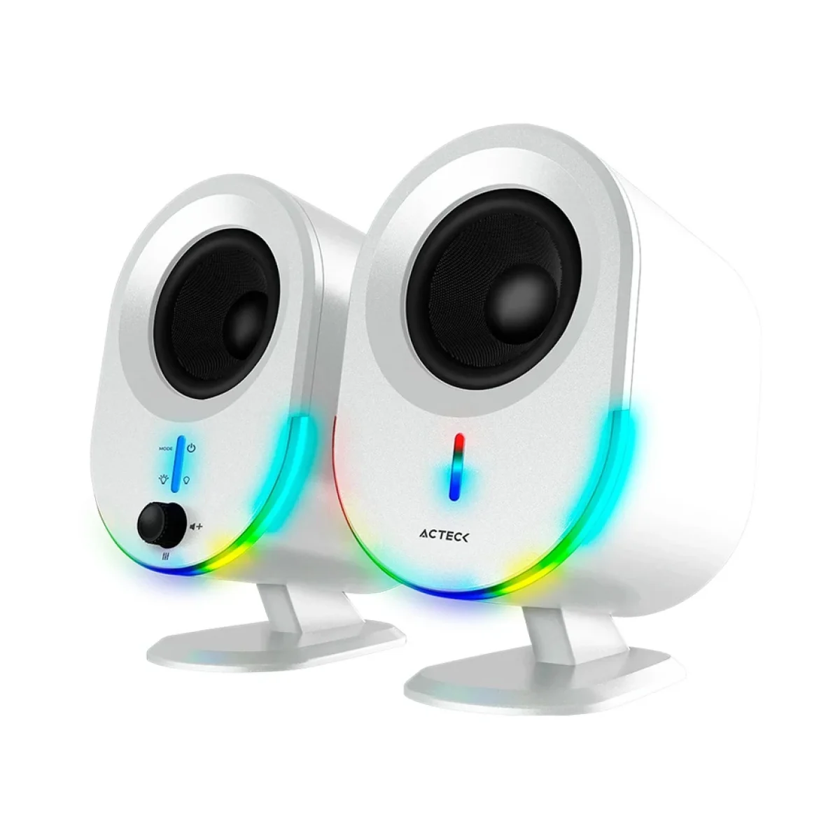 Bocinas Acteck EXACT BS630 Alambrico Inalambrico Bluetooth Blanco AC 935876