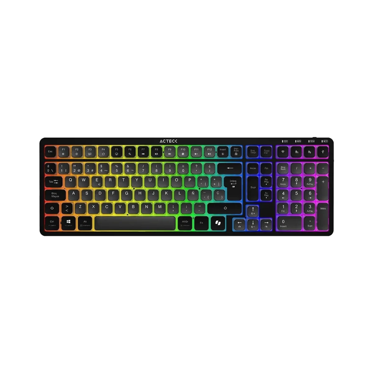 Teclado Gamer Acteck Techno Pro TI790 Inalambrico AC 940061