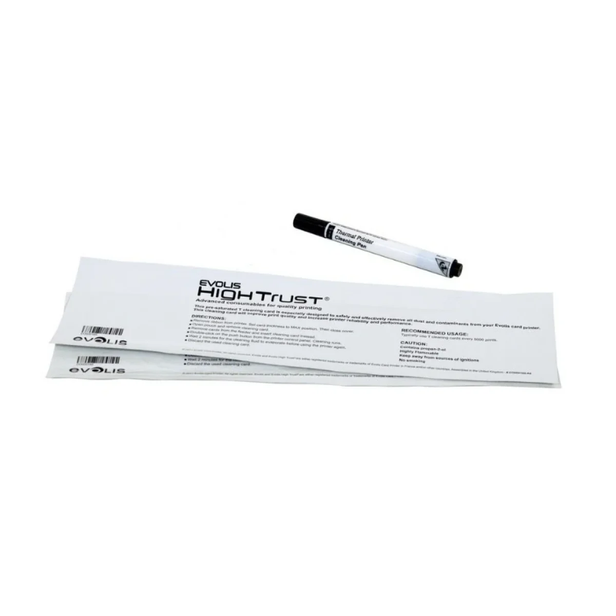 Kit de Limpieza Evolis ACL008 2 tarjetas 1 pluma B ACL008