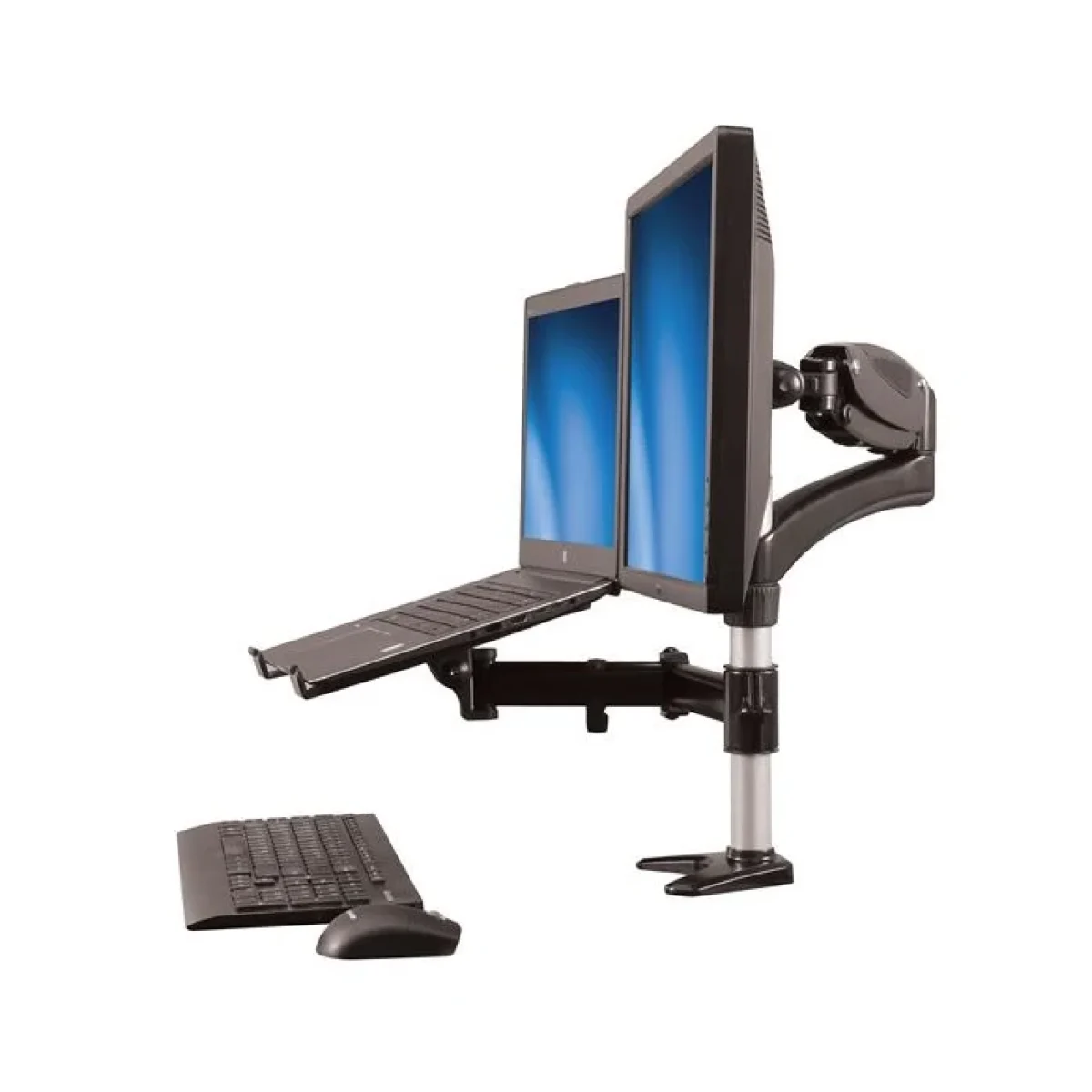 Brazo para 1 Monitor StarTechcom Base para Laptop Ajustable ARMUNONB