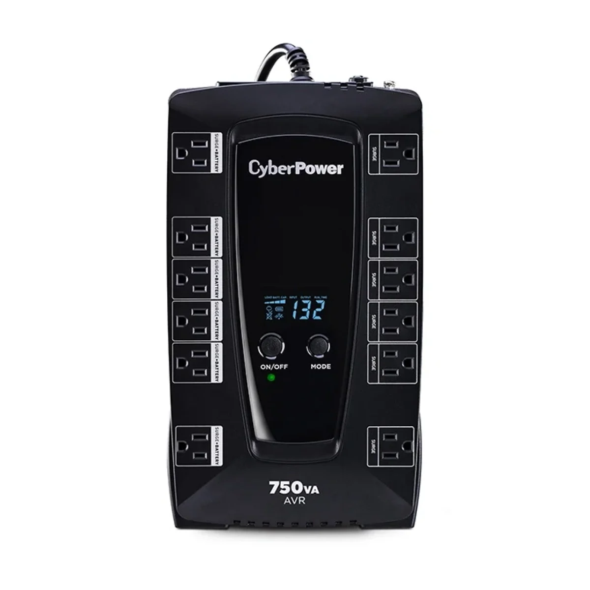 Ups Cyberpower 750Va 450W 12 Contactos Linea Interactiva Avr AVRG750LCD