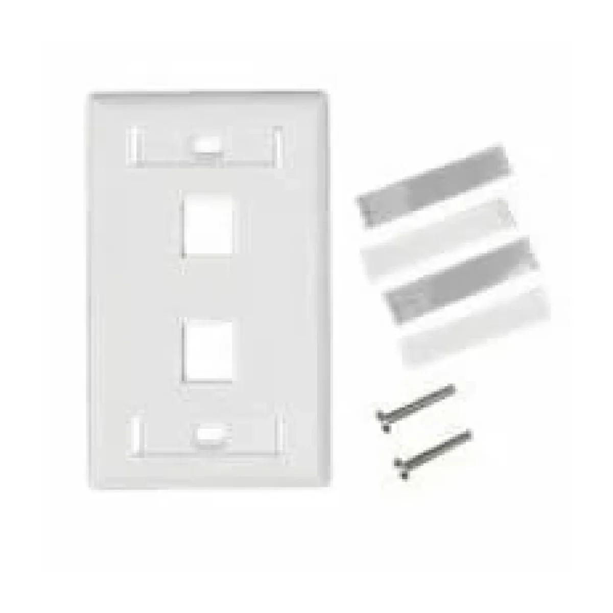 Placa de Pared Belden 2 Salidas Blanco AX102655