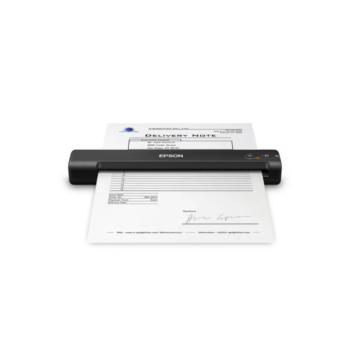 Escaner Portatil Epson Workforce Es 50 55Ppm 600Dpi Usb 20 B11B252201