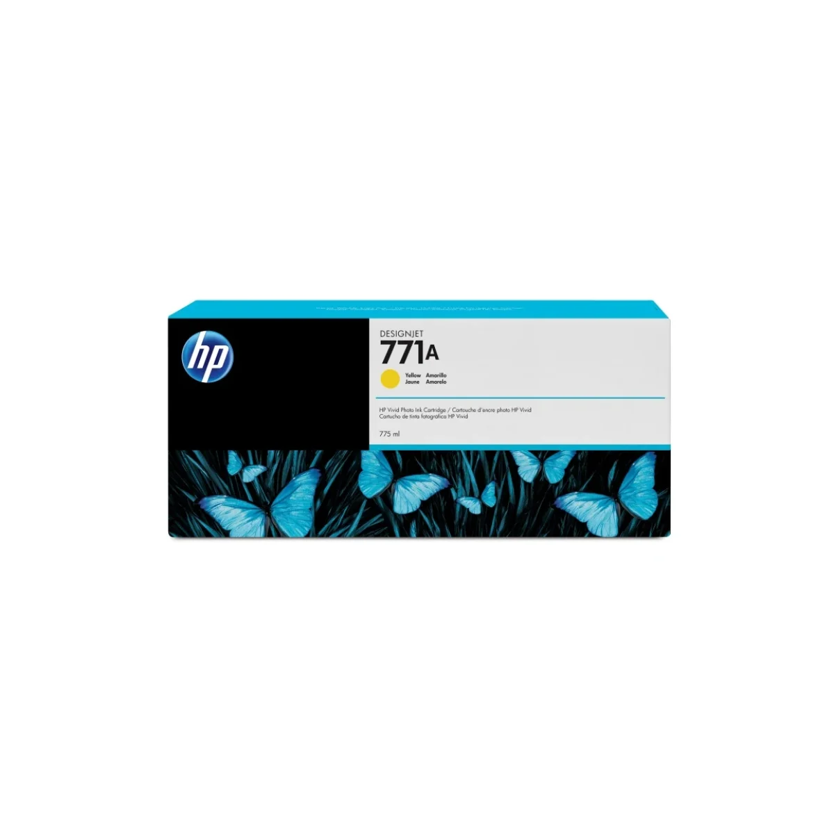 Cartucho De Tinta Hp 771A Amarillo Original B6Y18A B6Y18A