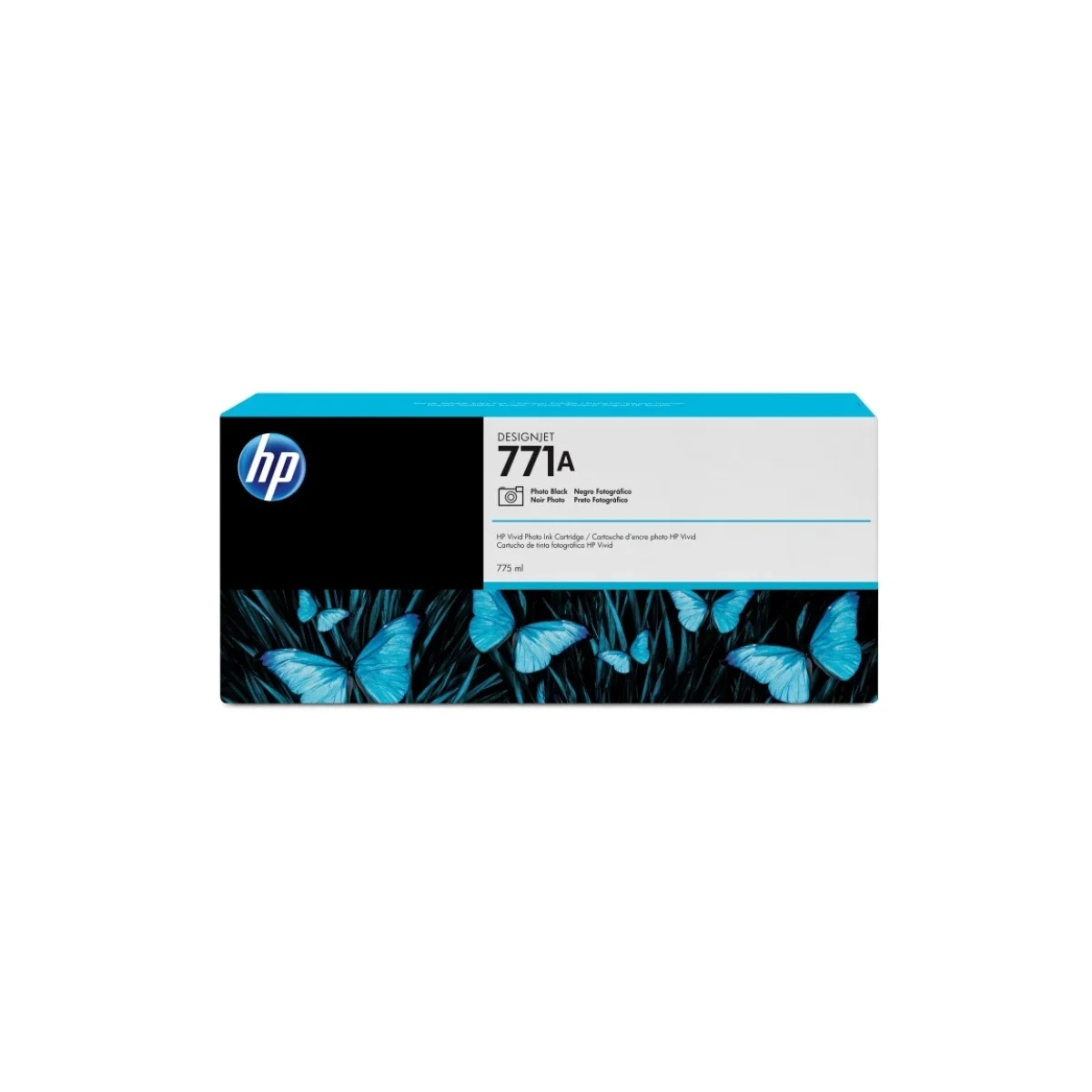 Cartucho De Tinta Hp 771A Negro Fotografico Original B6Y21A B6Y21A