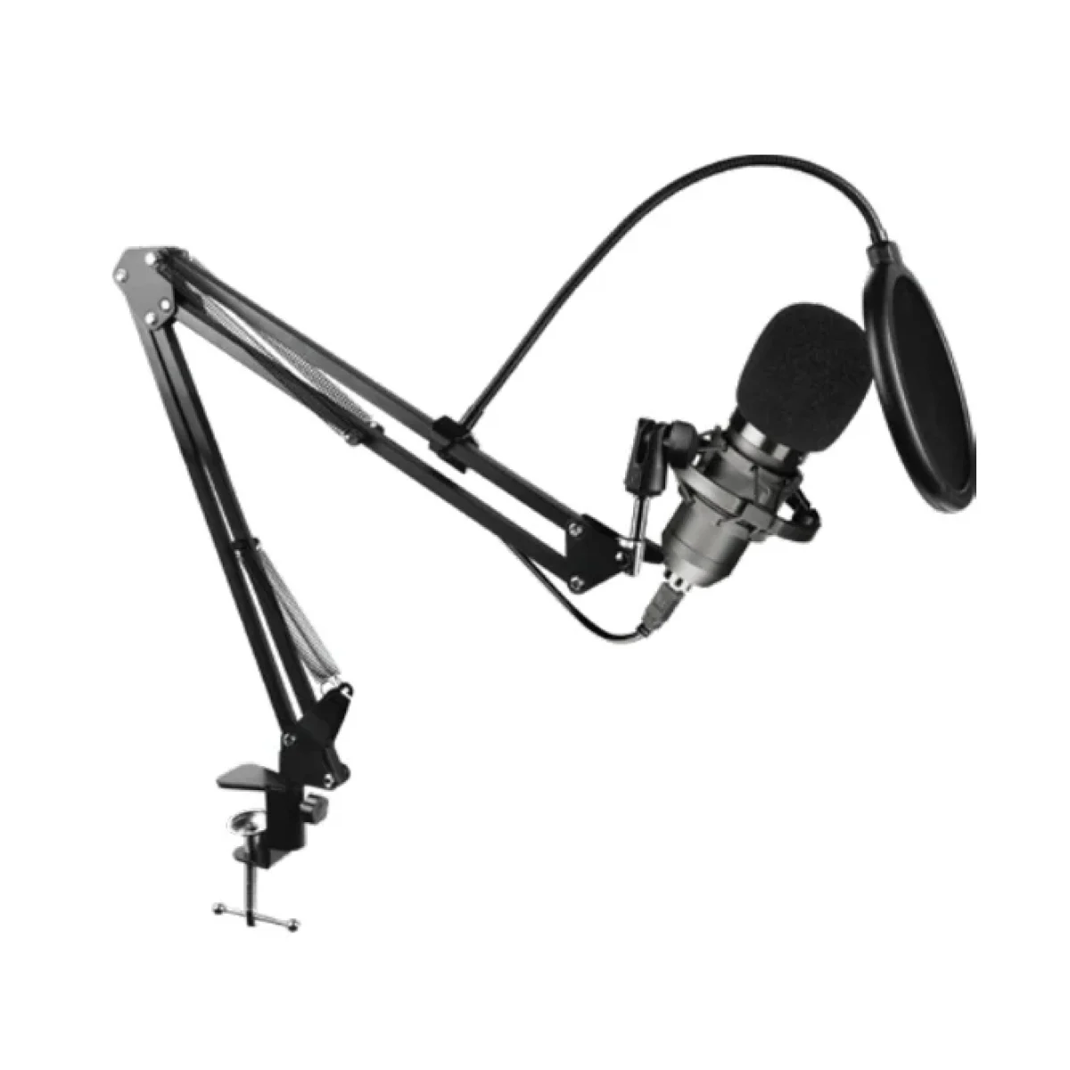 Microfono Gamer Balam Rush STELAR MC970 Alambrico USB Negro BR 932967