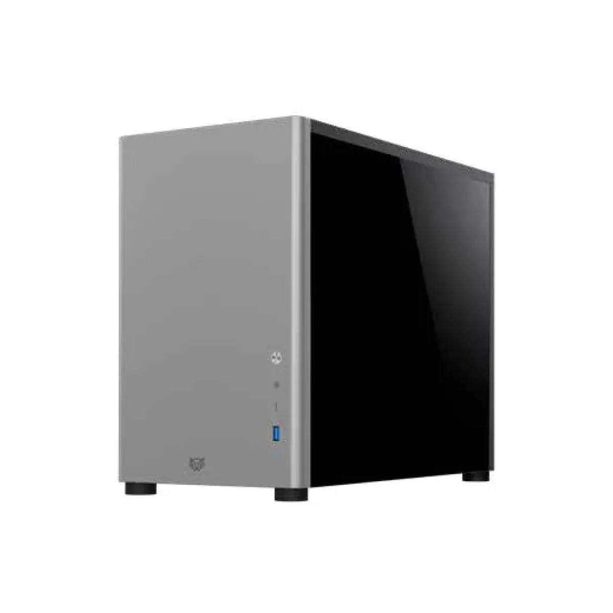 Gabinete Gamer Balam Rush ERIS SPECIAL GI985 Micro Torre Micro ATX Mini ITX Panel Lateral Gris BR 935371