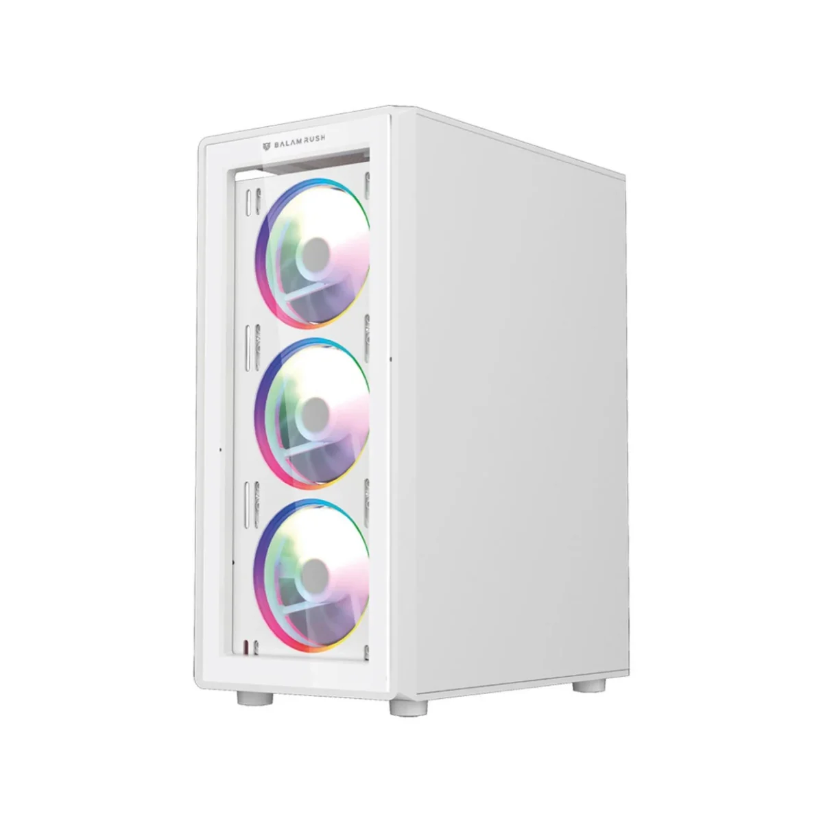 Gabinete Gamer Balam Rush DRAGONFLY II CRYSTAL GM745 Media Torre ATX Micro ATX Mini ITX Panel Lateral Blanco BR 935975
