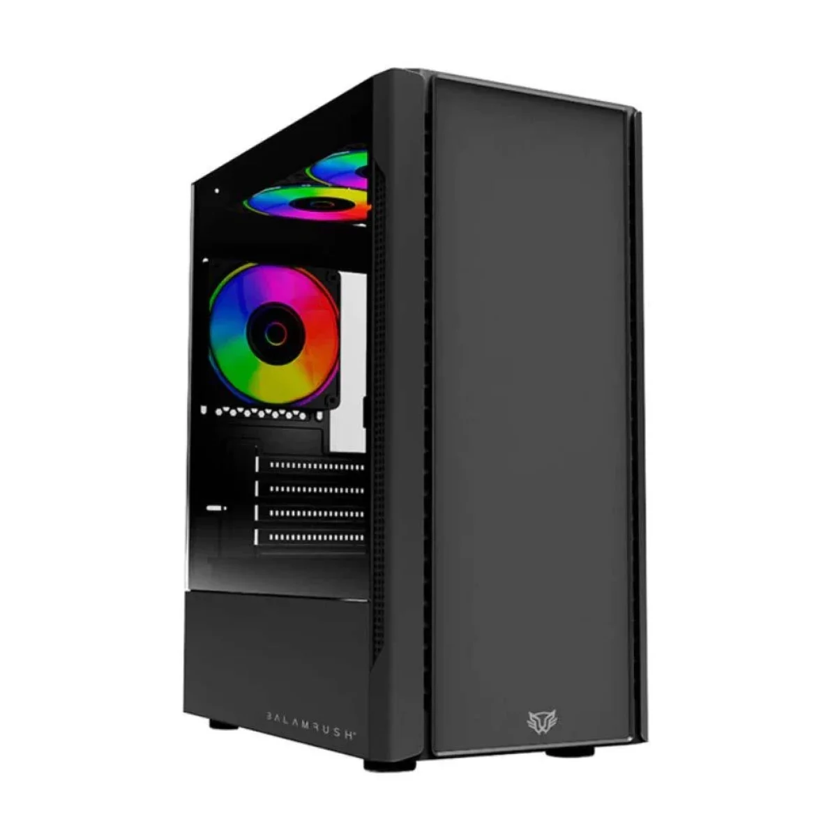 Gabinete Gamer Balam Rush NYX GI730 Media Torre ATX Micro ATX Mini ITX 3 Ventiladores Panel Lateral BR 936095