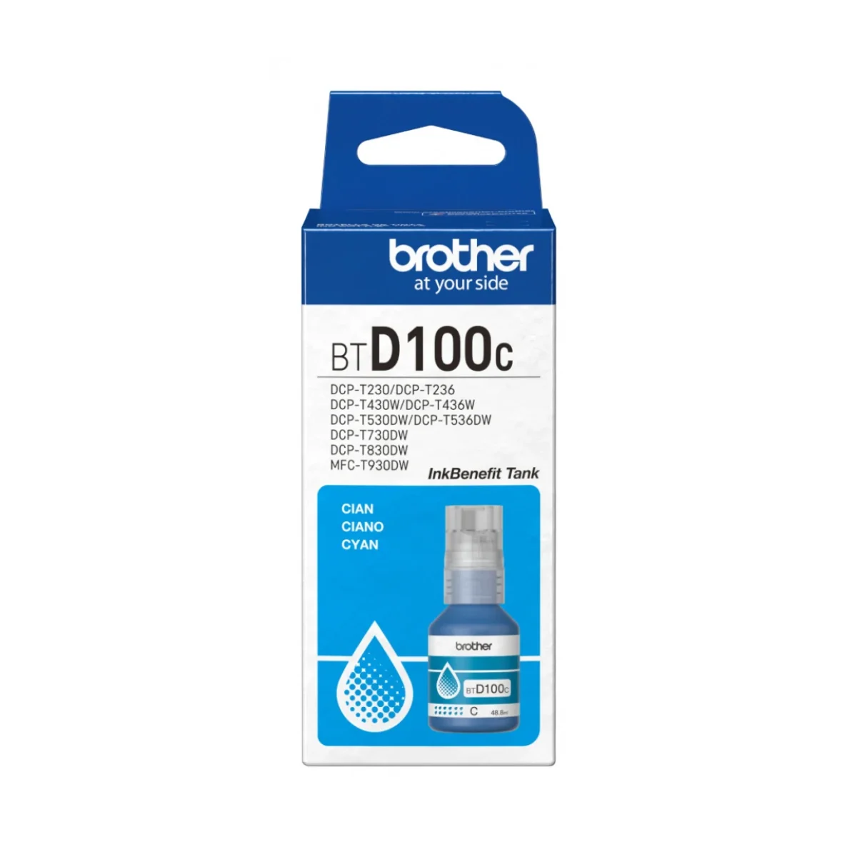 Tinta Brother BTD100C Cian BTD100C BTD100C