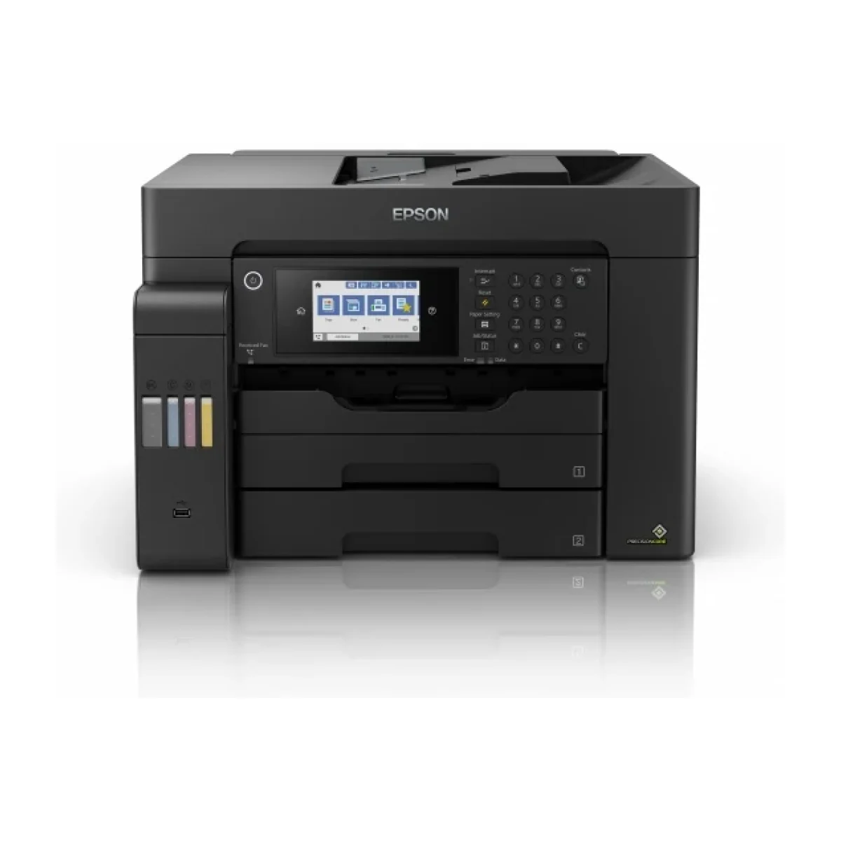 Multifuncional Epson EcoTank L15150 25ppm Negro 12ppm Color Tinta Continua USB RJ 45 Wi Fi Duplex C11CH72301
