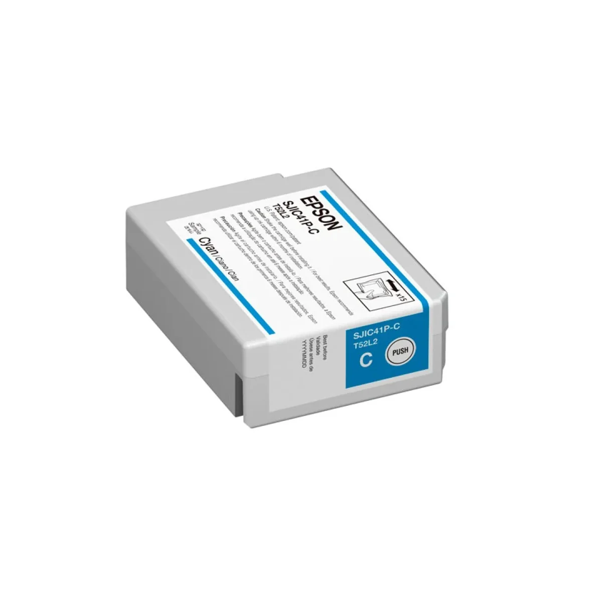 Tinta Epson SJIC41P C Cian C13T52L220