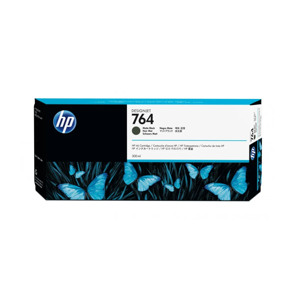 Cartucho De Tinta Hp 764 Negro Mate Original C1Q16A C1Q16A
