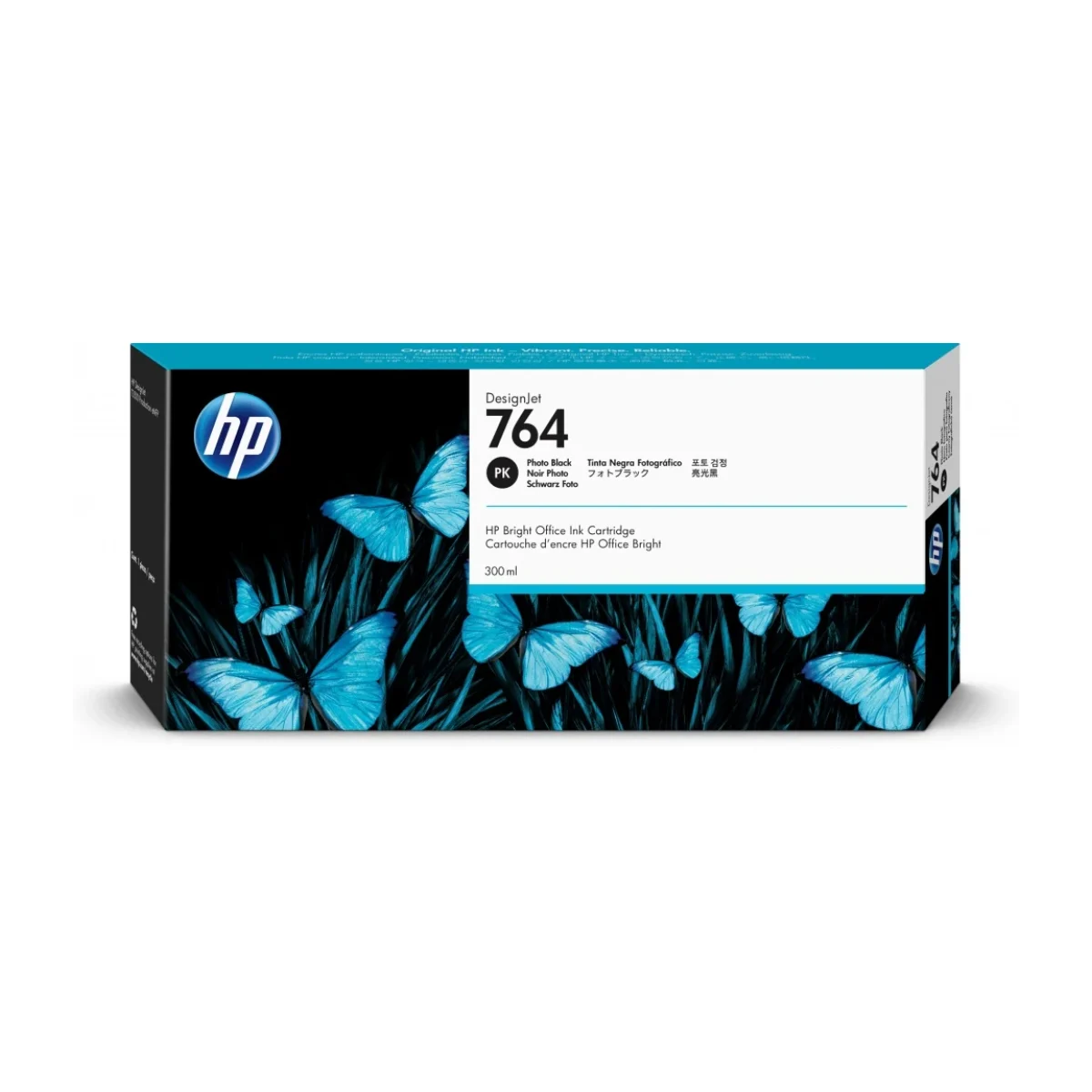 Cartucho de Tinta HP 764 Negro Fotografico Original C1Q17A C1Q17A