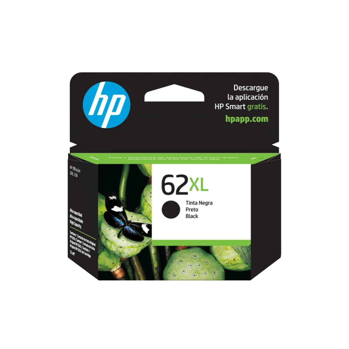 Cartucho De Tinta Hp 62Xl Negro Alta Capacidad Original C2P05Al C2P05AL