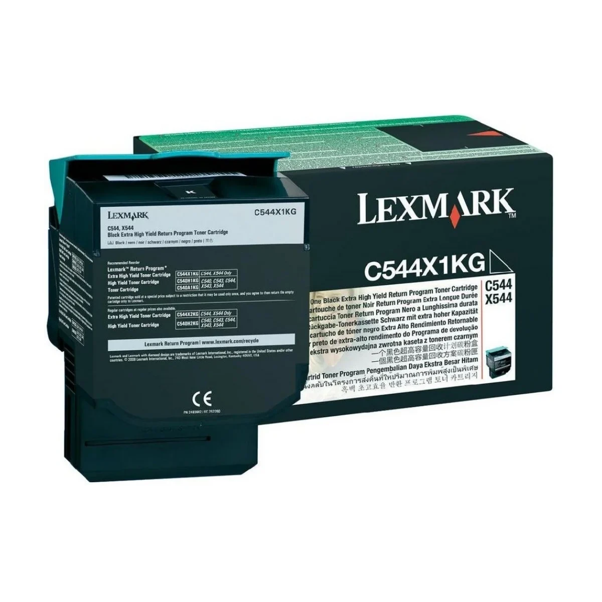 Toner Lexmark C544X1KG Negro Programa Retorno C544 C544X1KG