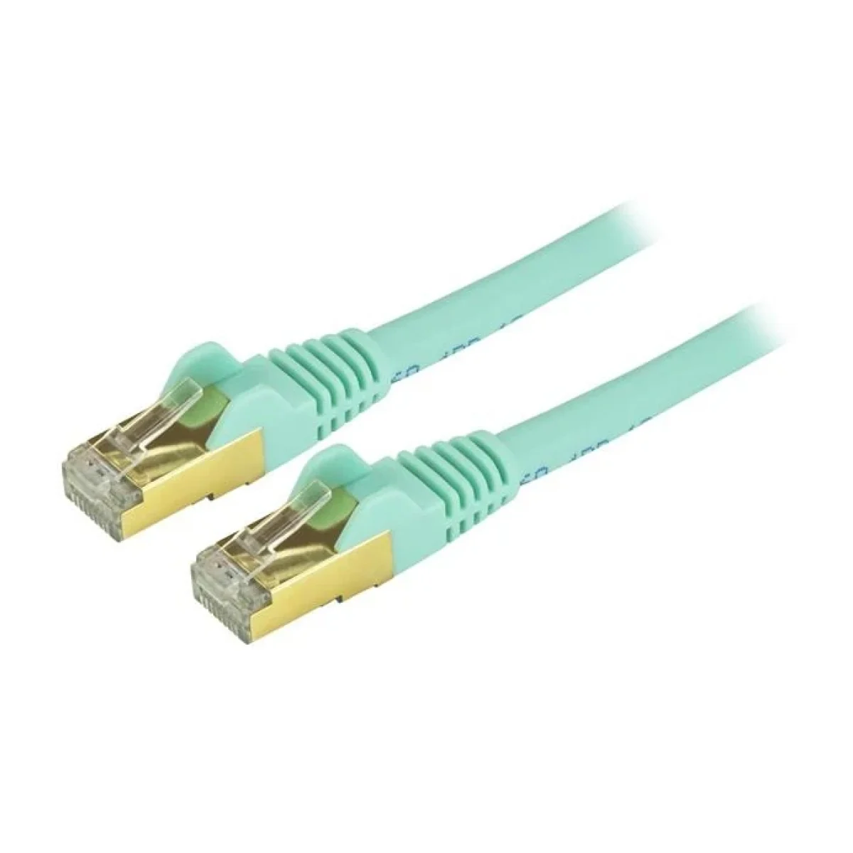 Cable de Red StarTechcom Cat6a RJ 45 90cm Aqua C6ASPAT3AQ