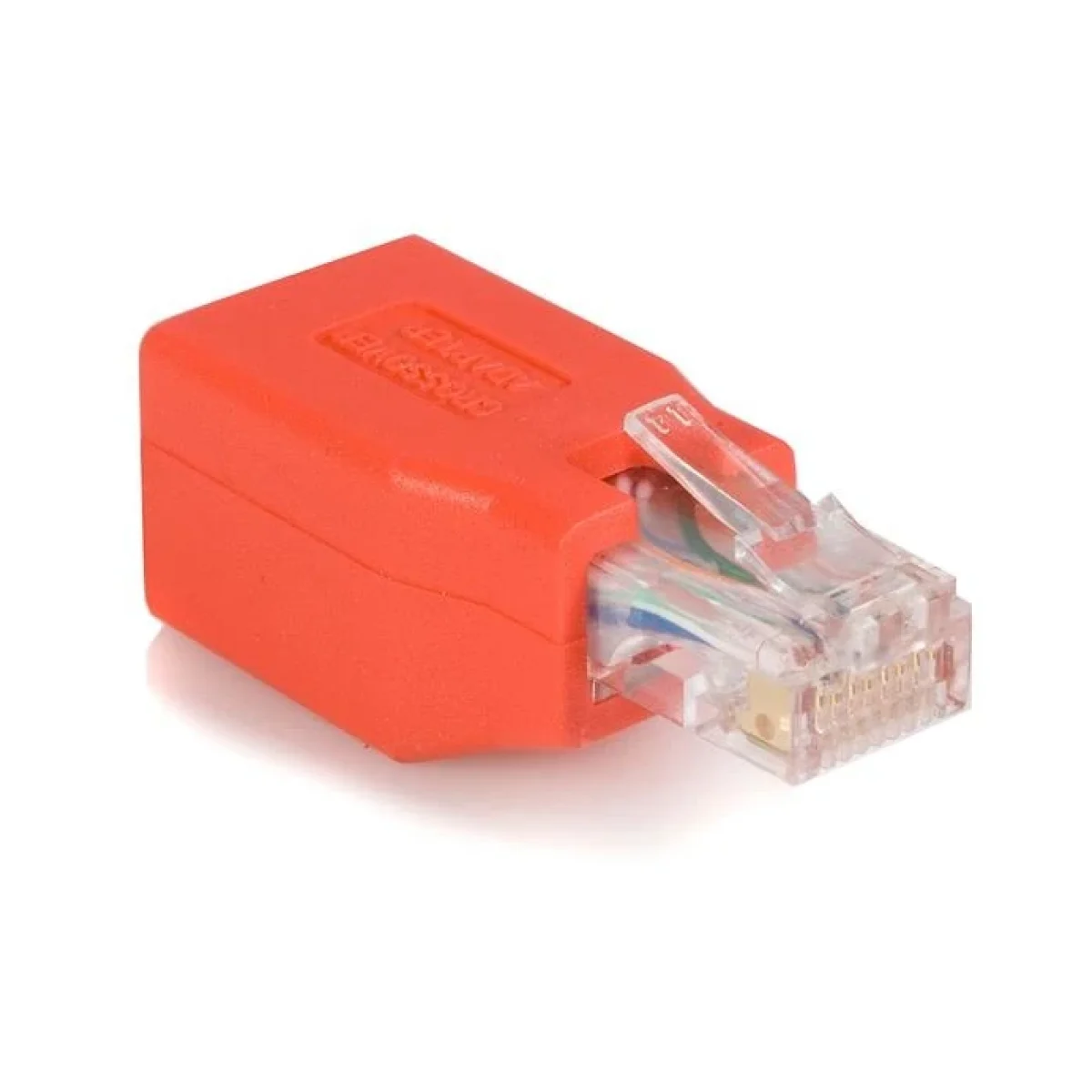 Adaptador StarTechcom Cat6 a Crossover Naranja C6CROSSOVER