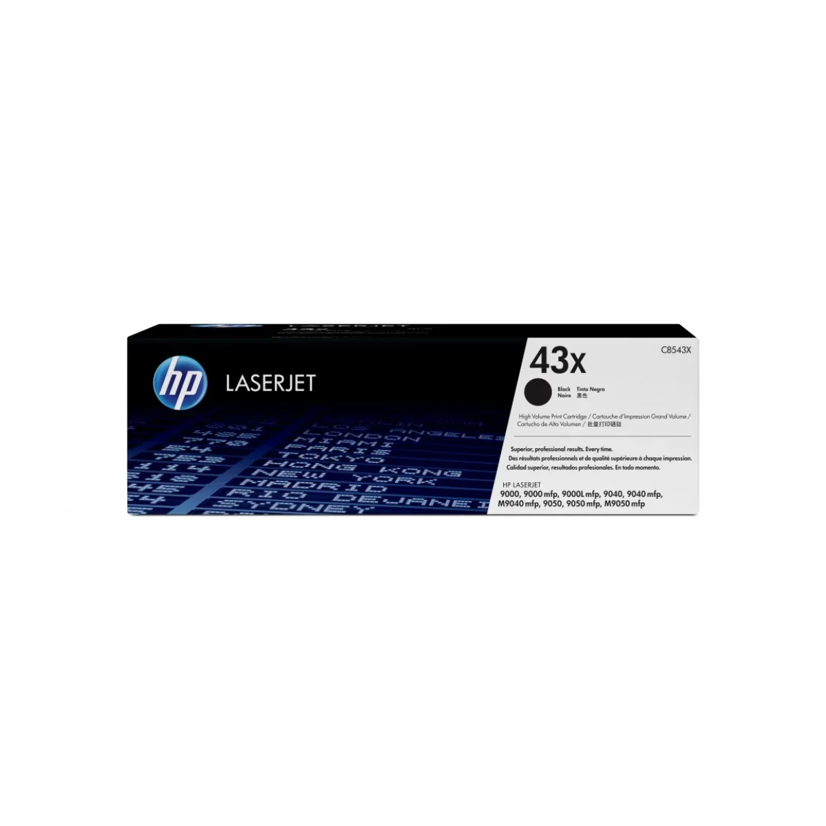 Cartucho de Toner HP 43X Negro LaserJet Original C8543X C8543X
