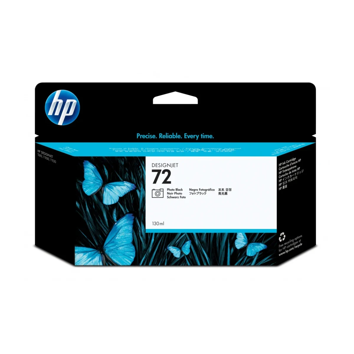 Cartucho De Tinta Hp 72 Negro Fotografico Original C9370A C9370A