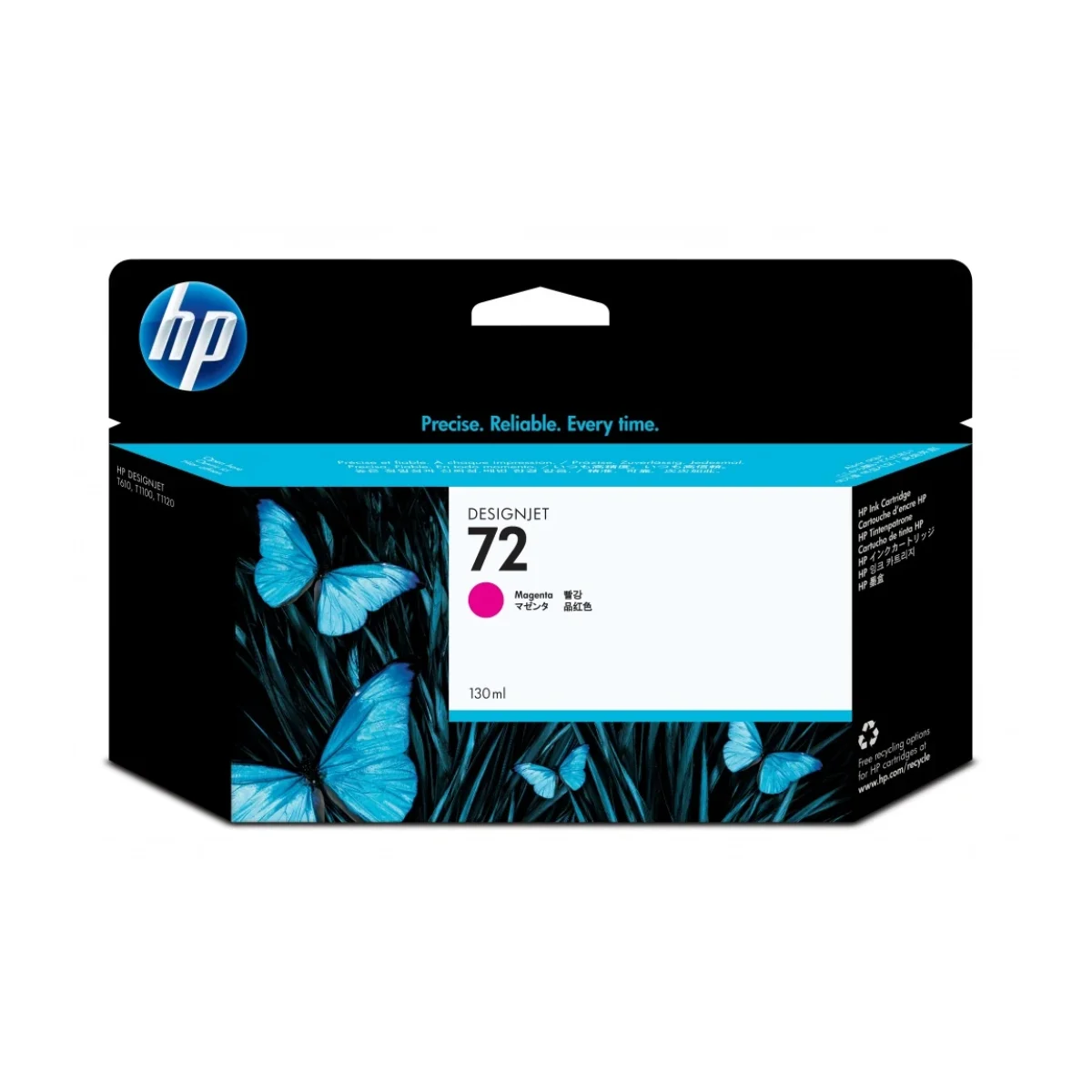 Cartucho De Tinta Hp 72 Magenta Original C9372A C9372A