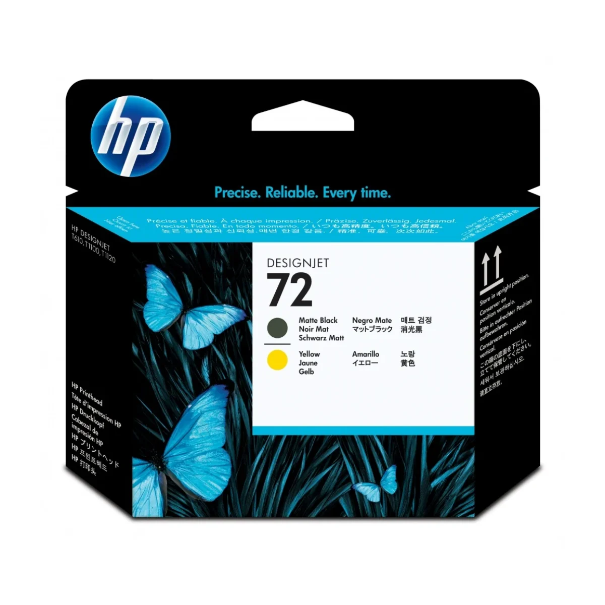 Cabezal De Impresion Hp 72 Negro Mate Amarillo Original C9384A C9384A