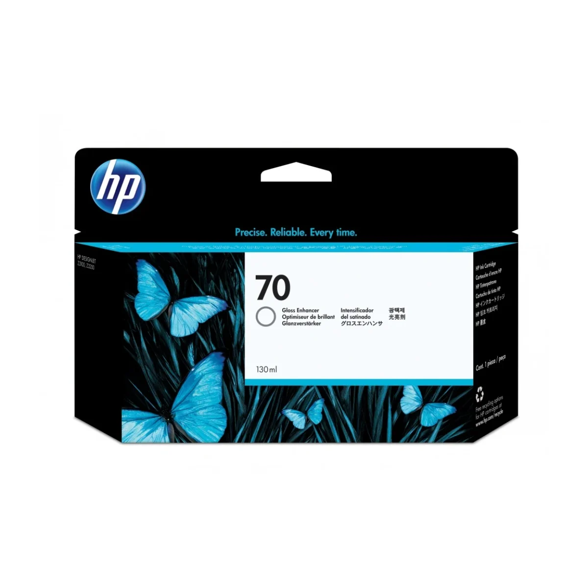 Cartucho De Tinta Hp 70 Resaltador De Brillo Original C9459A C9459A