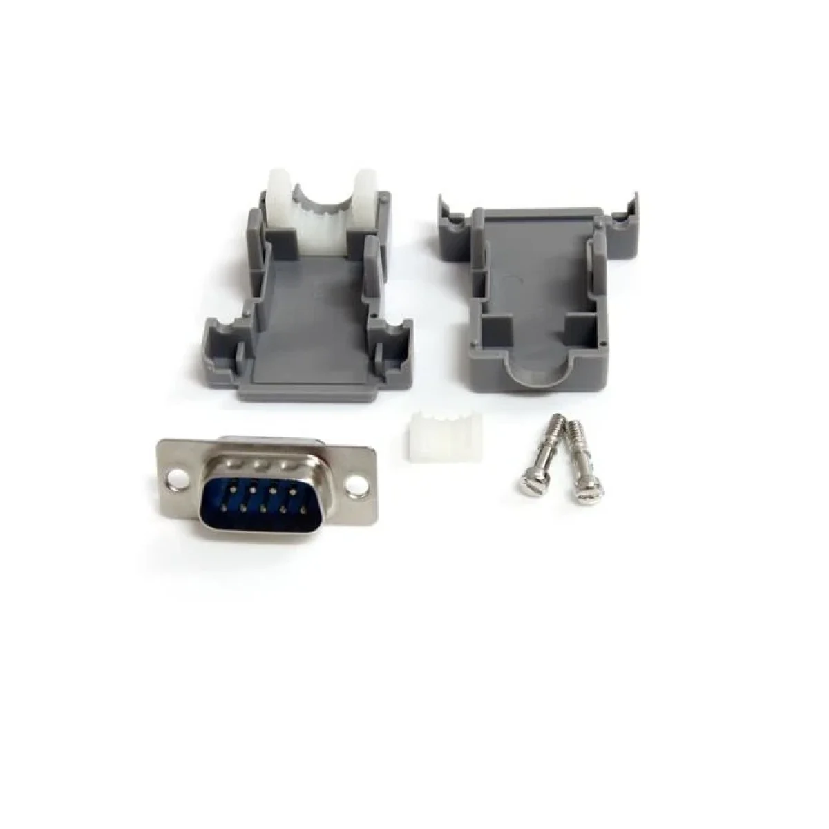 Conector StarTechcom D sub DB9 Serial macho ensamblado con carcasa plastica C9PSM