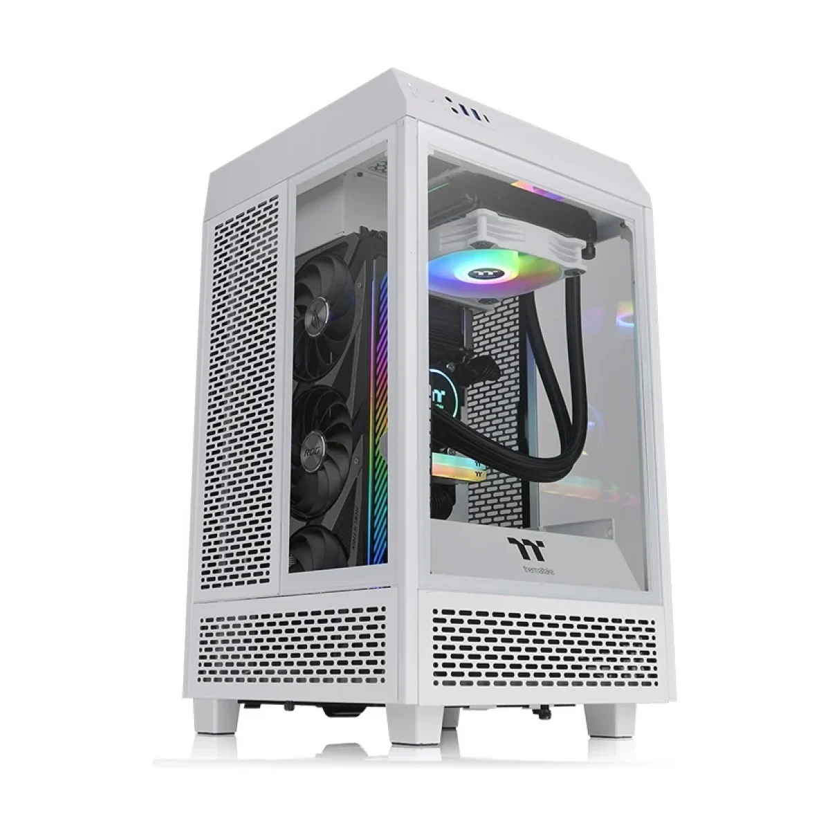 Gabinete Gamer Thermaltake The Tower 100 Snow Mini CA 1R3 00S6WN 00