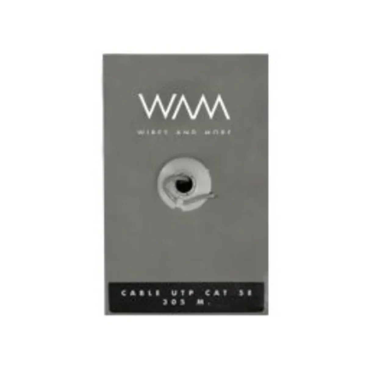 Bobina WAM Cat5e 305M 24 AWG Gris CAT5E GRIS