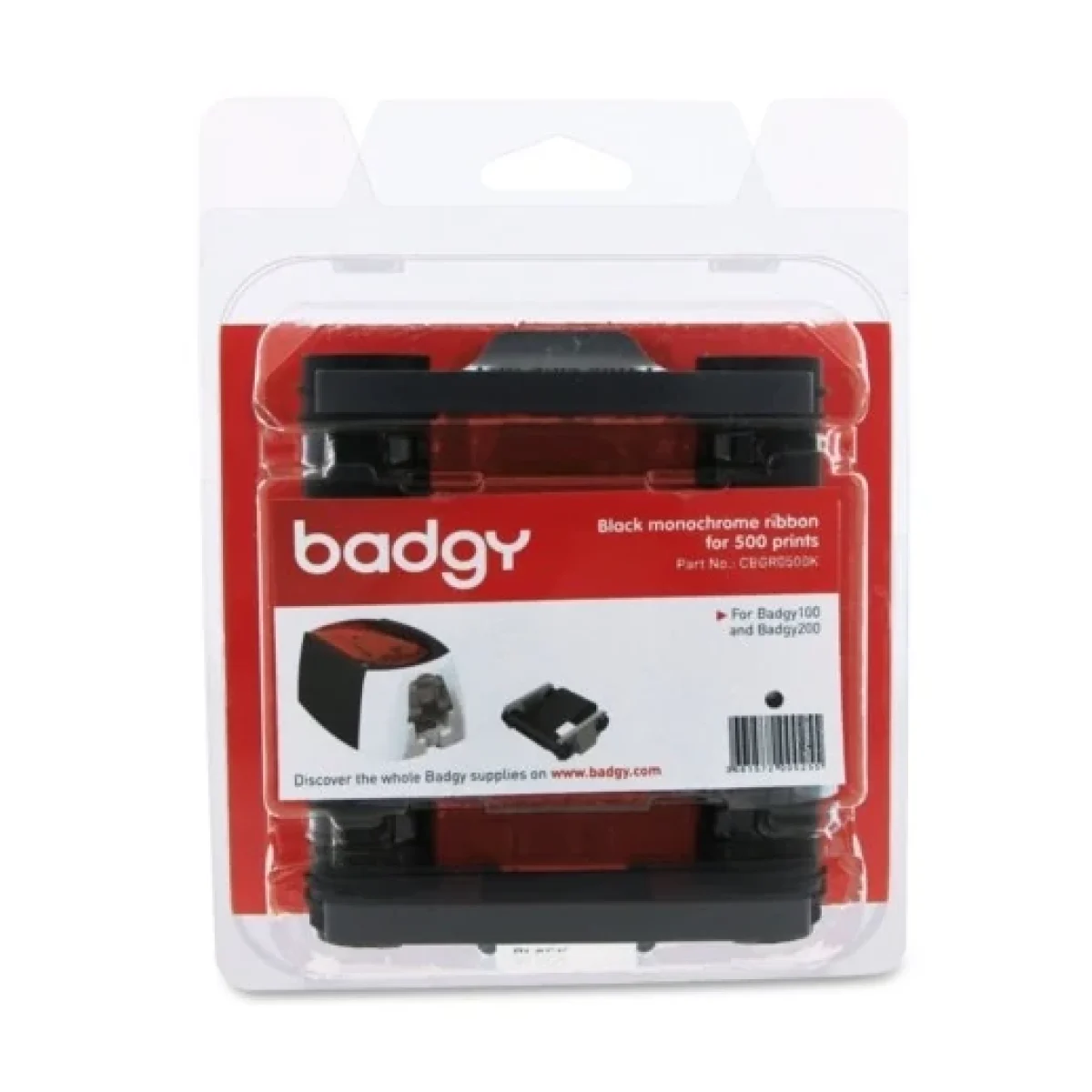 Cinta Badgy CBGR0500K 500 paginas Negro CBGR0500K CBGR0500K