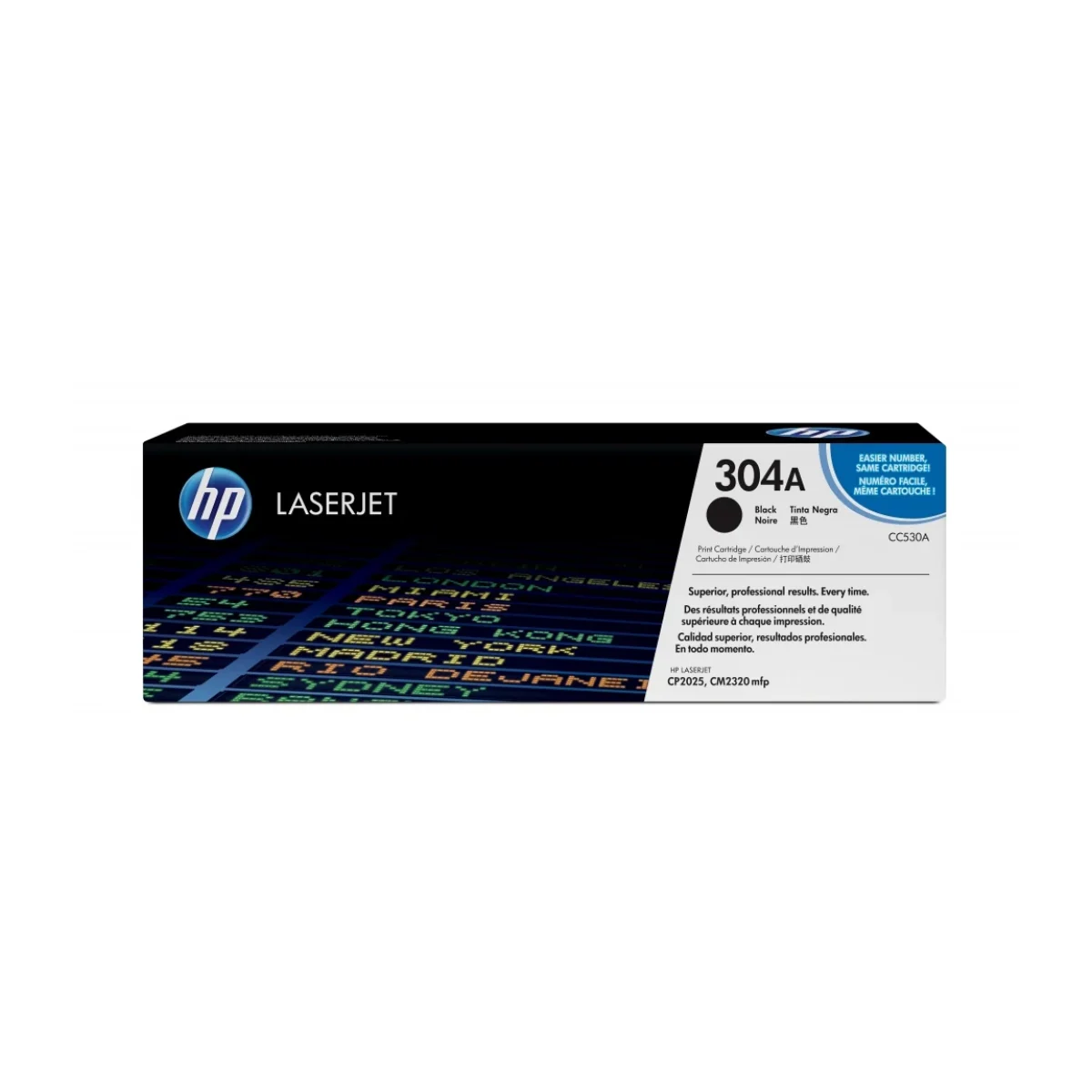 Cartucho de Toner HP 304A Negro LaserJet Original CC530A CC530A