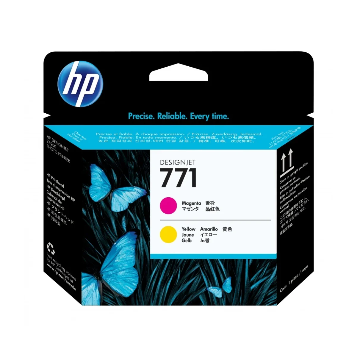 Cabezal De Impresion Hp 771 Magenta Amarillo Original Ce018A CE018A