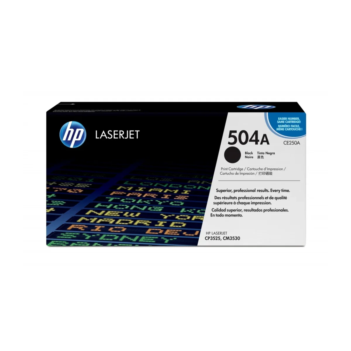 Cartucho de Toner HP 504A Negro LaserJet Original CE250A CE250A