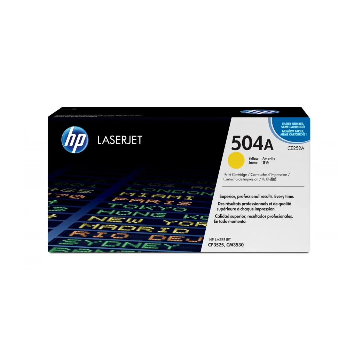 Cartucho De Toner Hp 504A Amarillo Laserjet Original Ce252A CE252A