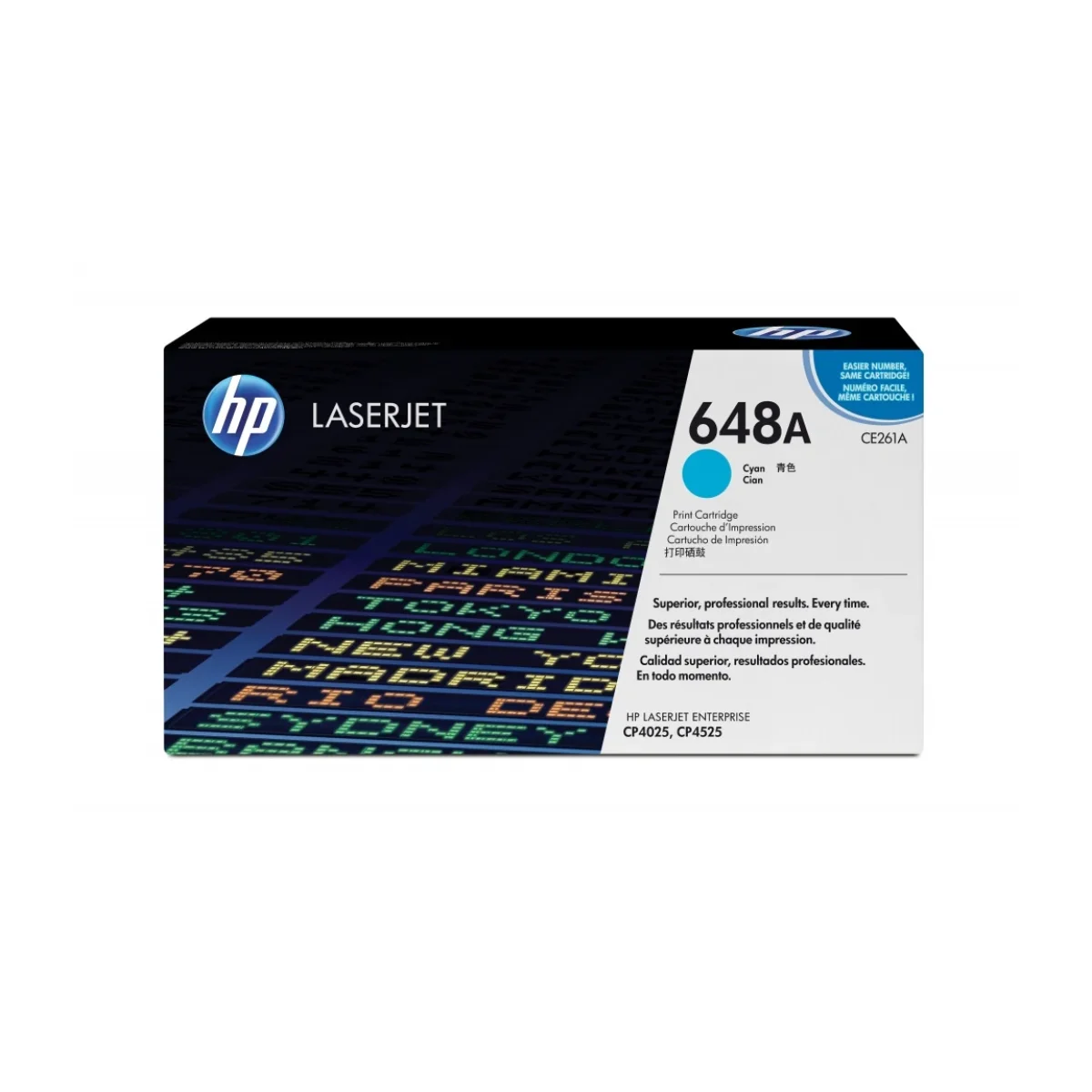 Cartucho de Toner HP 648A Cian LaserJet Original CE261A CE261A