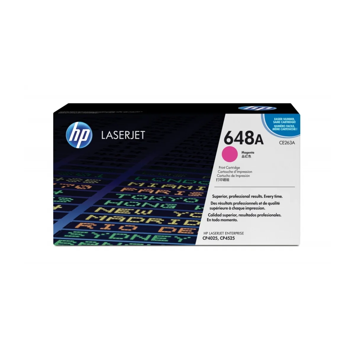 Cartucho de Toner HP 648A Magenta LaserJet Original CE263A CE263A