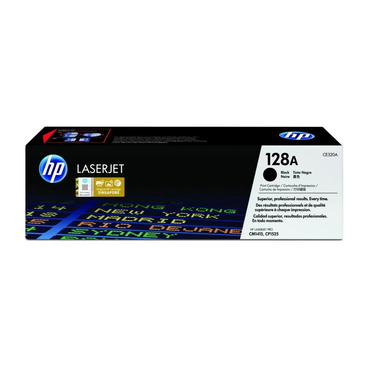 Cartucho De Toner Hp 128A Negro Laserjet Original Ce320A CE320A